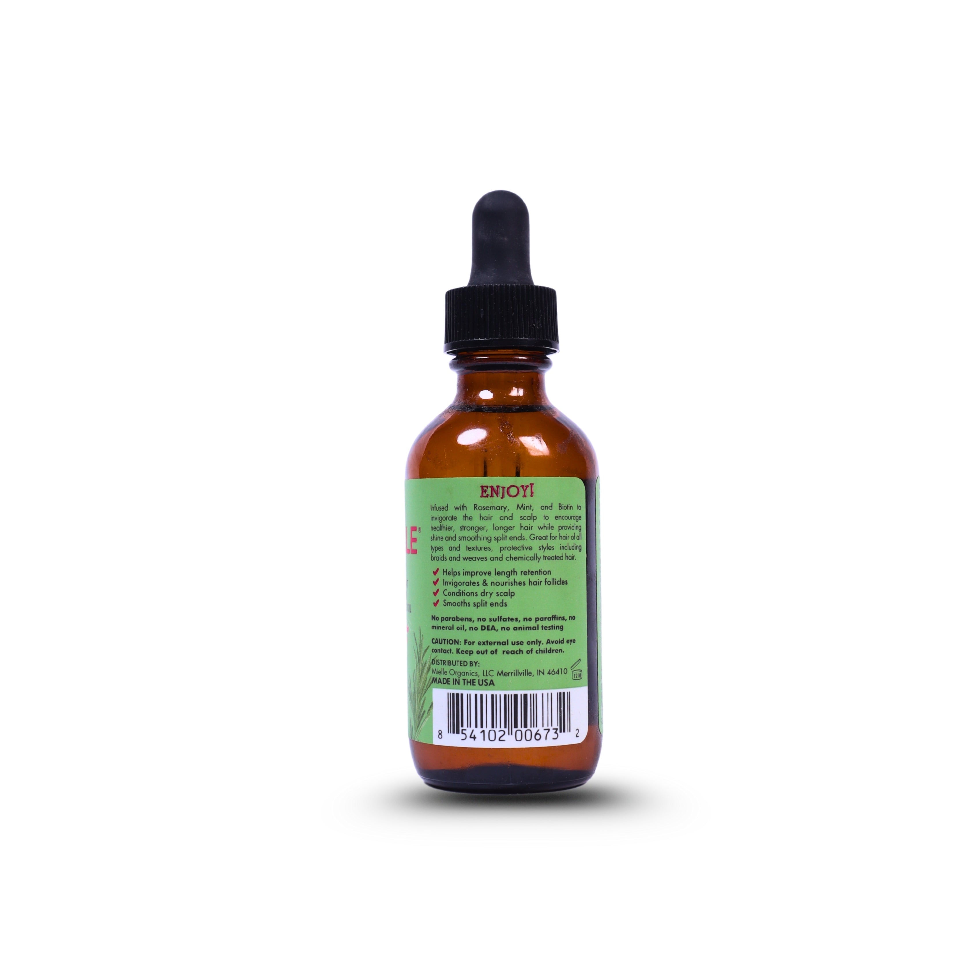 Mielle Hair Growth Essential Oil Rosemary Mint Scalp Hair Strengthening Oil Nourishing Repair Split Ends Dry Hair Care Oil RuoiasR