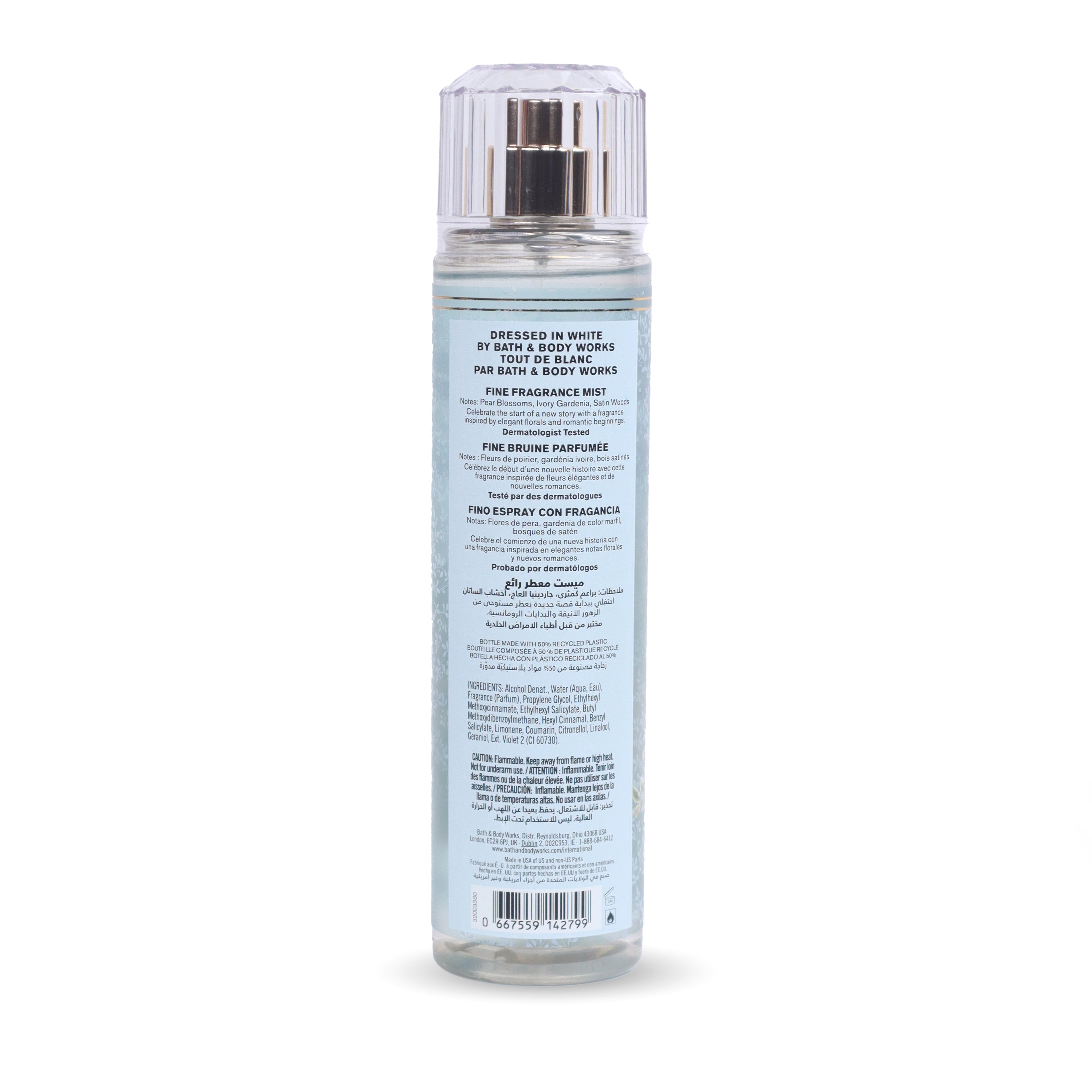 Dressed in White Body Mist