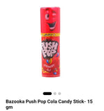 Bazooka Push Pop Cola Candy