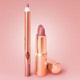 Charlotte Tilbury Pillow Talk Lip Kit - Matte Revolution Lipstick 1.5g Lip Cheat Liner 0.8g