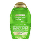 OGX Refreshing Scalp + Teatree Mint Shampoo, Sulfate Free, Extra Strenght, 385ml